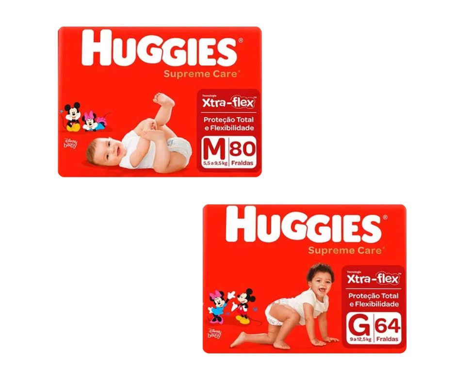 Fralda Huggies Supreme Care
