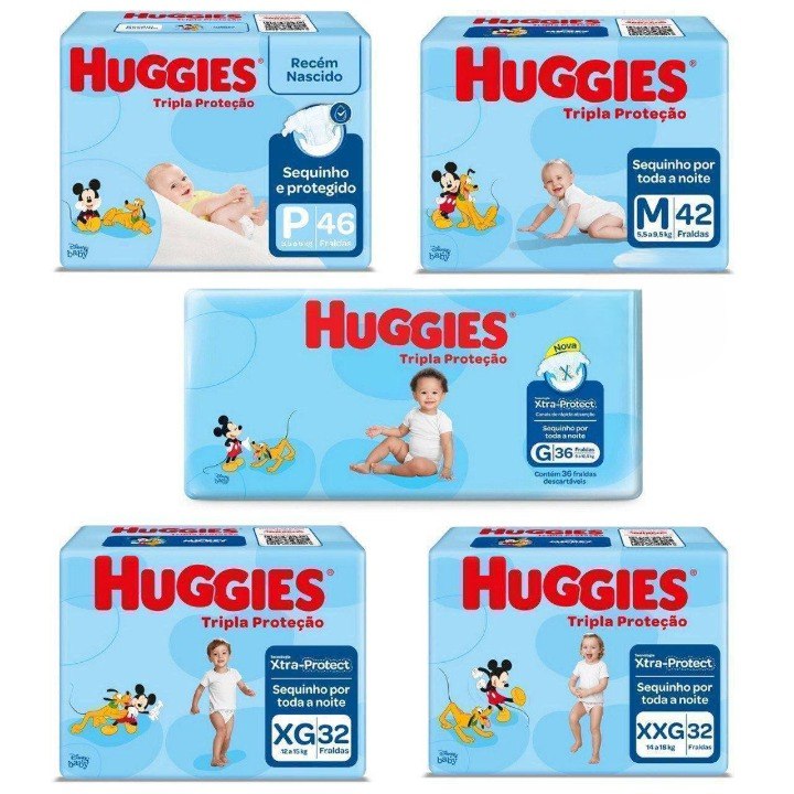 Fralda Huggies Tripla Proteção