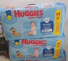 Fralda Huggies Tripla Proteção M - 92 Fraldas