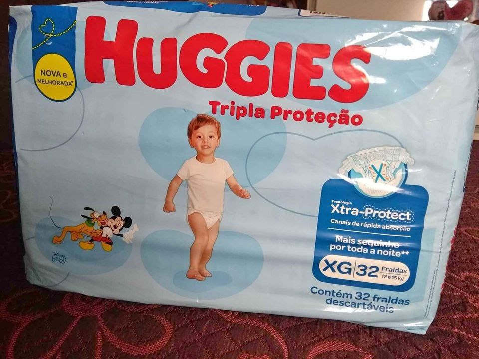 Fralda Huggies Tripla Proteção Xg - 32 Fraldas