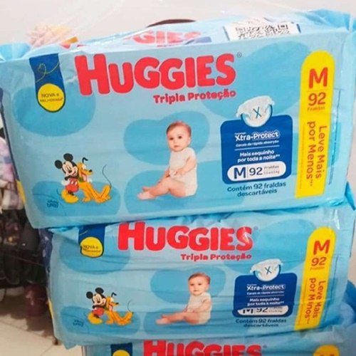 &Fralda Huggies Tripla Proteção