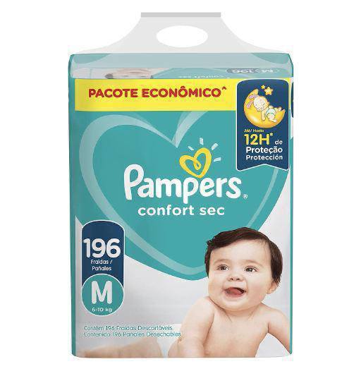 Fralda Pampers Confort Sec,