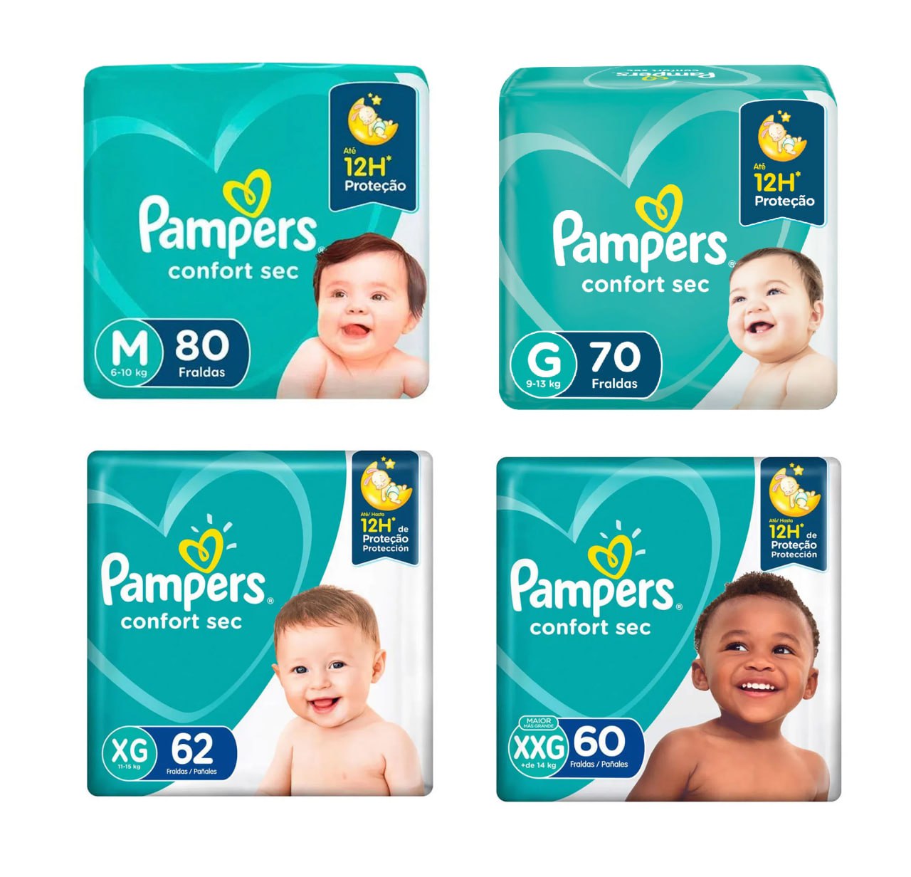 Fralda Pampers Confort Sec Giga