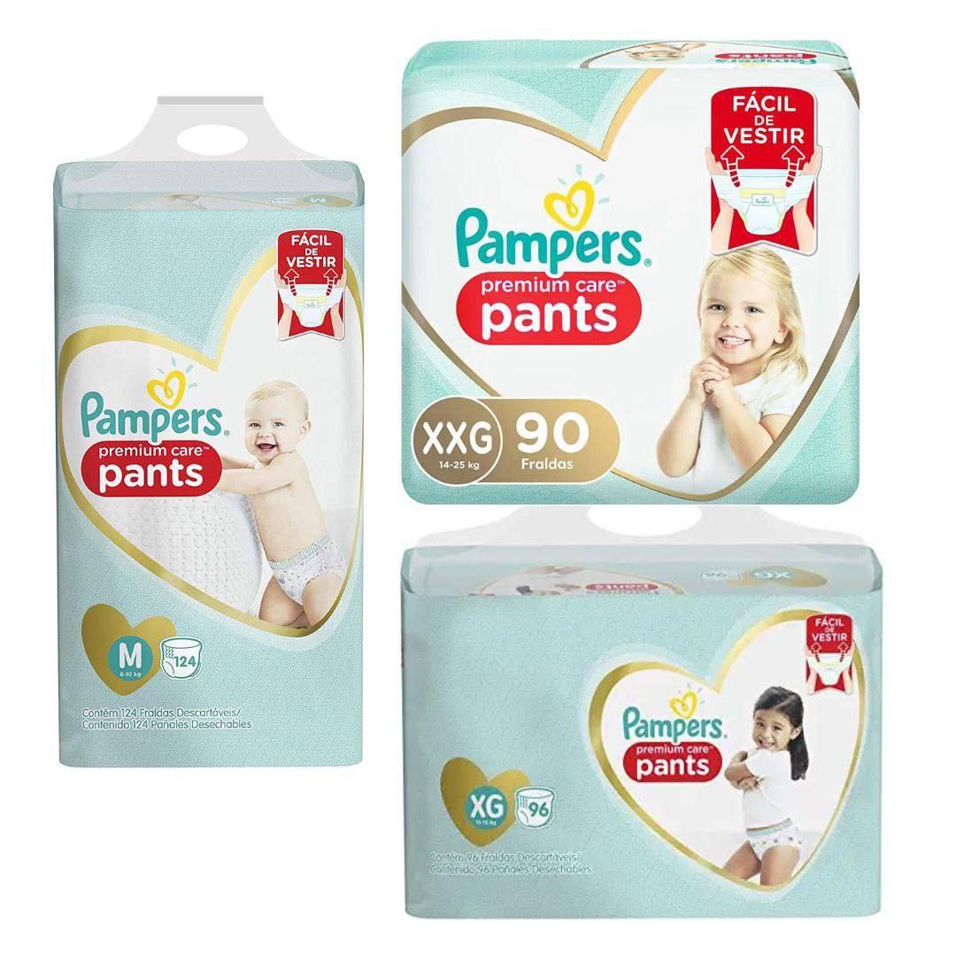 Fralda Pampers Pants Premium Care Em Promoção No Mamãe Pechincha