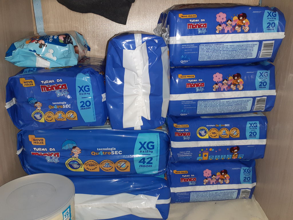 Fralda Turma da Mônica Baby Jumbo XG – 120 Unidades