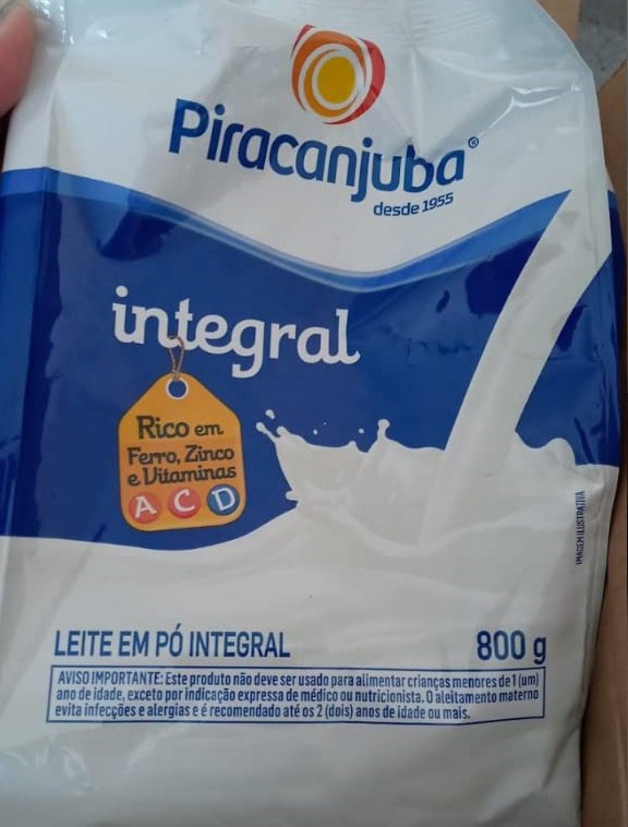 Leite Pó Integral Piracanjuba Pouch 800g