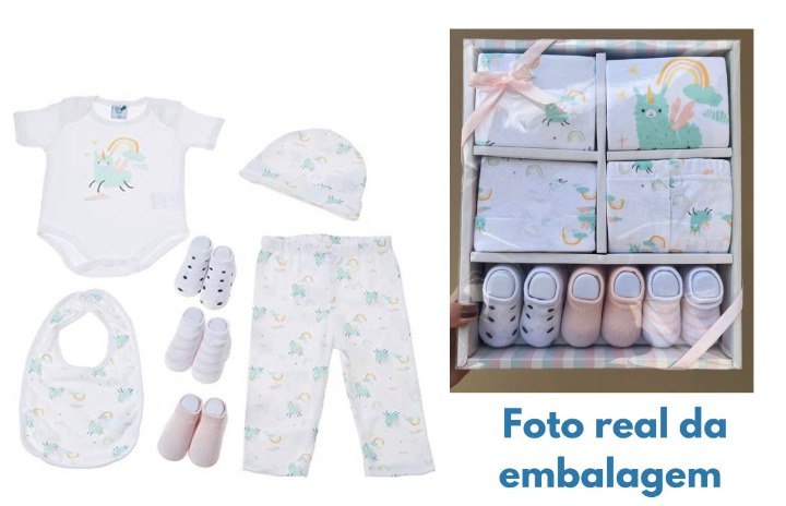 Meu kit chegou e veio em uma embalagem linda para presentear 😃