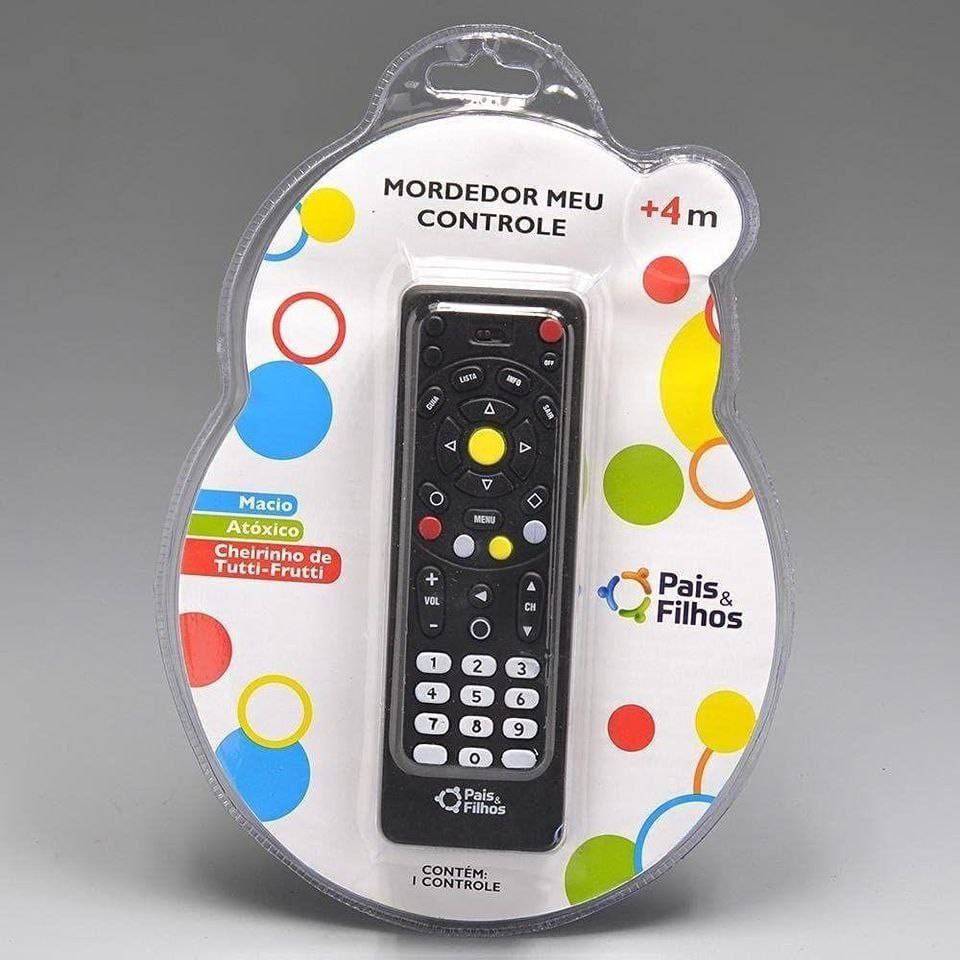 Pais & Filhos Mordedor Meu Controle,multi-colored,Tamanho único