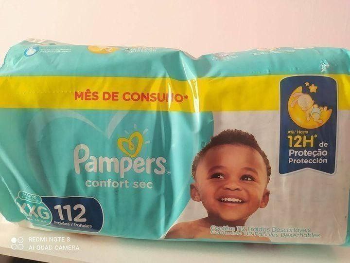Pampers XXG 112un - FRETE GRÁTIS!!