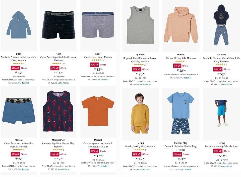 Roupas infantis para Meninos até 60% off - Grandes Marcas