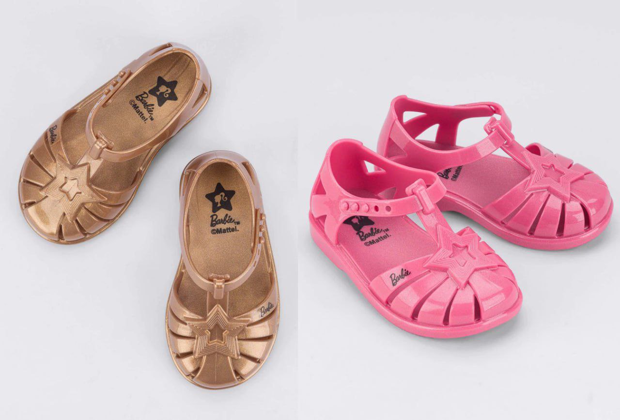 Sandália Grendene Kids Barbie Super Star Baby (17 ao 23)