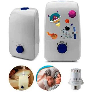 Umidificador e Aromatizador Multikids Baby HC027 Ultrassônico Bivolt 3L - Branco