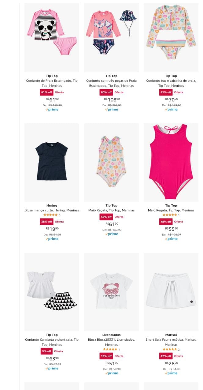 VESTIDOS E CONJUNTOS PARA MENINAS, OFERTA EM INFANTIL 🔝🔝🔝