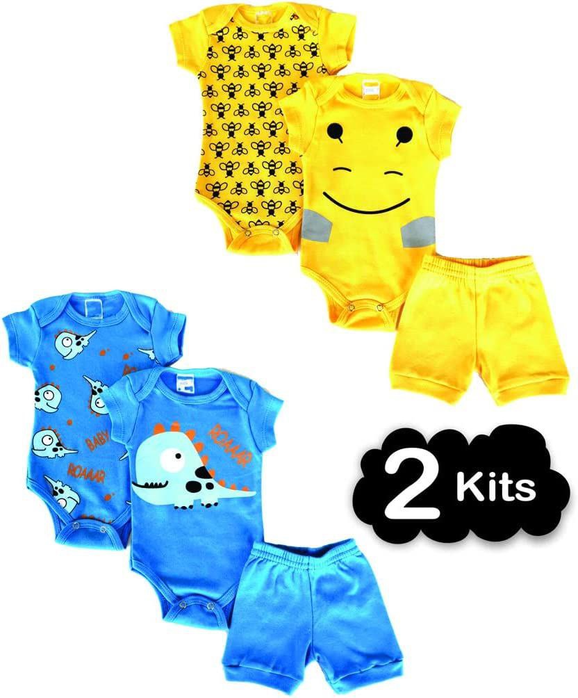 2 kits Body Menina ou Menino com 6 Peças