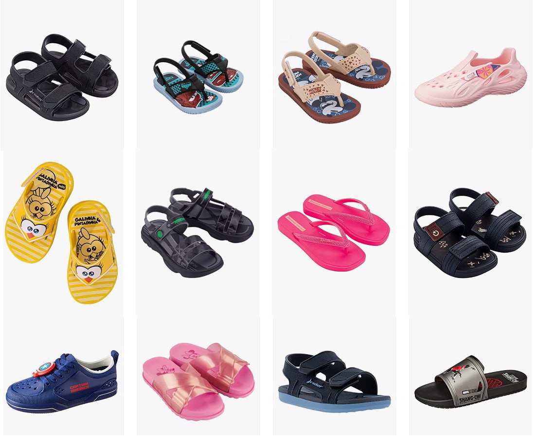 Chinelos e Sandálias com até 70% off