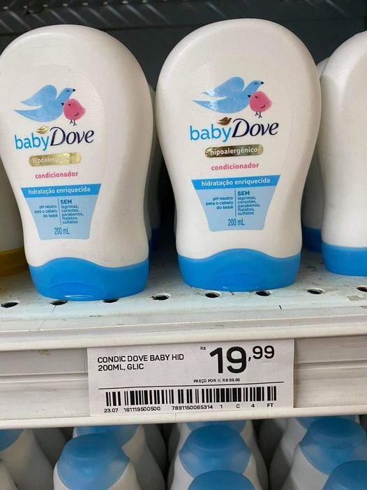 Condicionador Baby Dove Hidratação Enriquecida 200ml