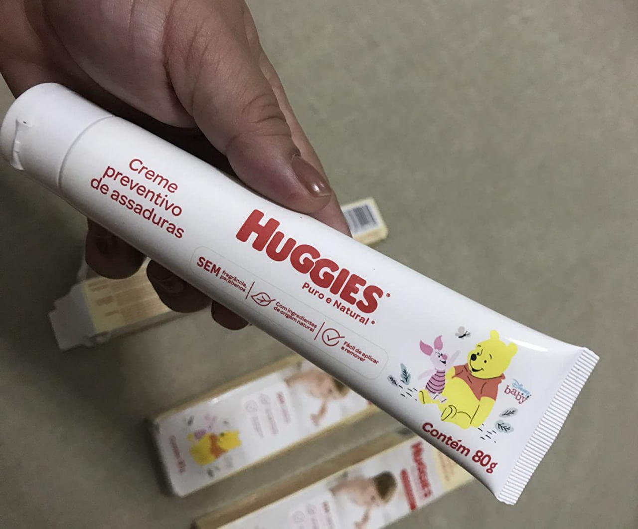 Creme Preventivo de Assaduras Huggies Puro e Natural - 80g