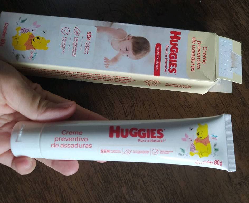 Creme Preventivo de Assaduras Huggies Puro e Natural - 80g