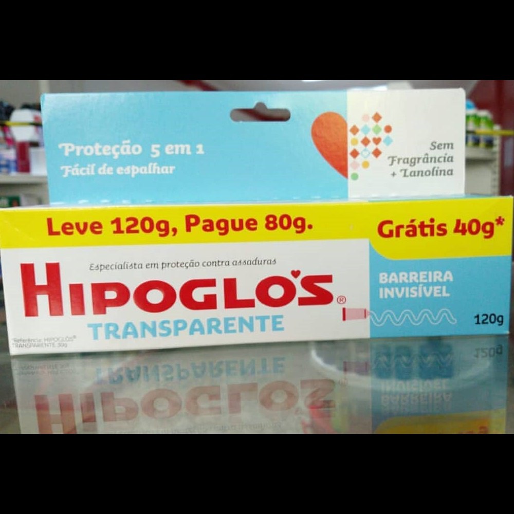 Creme Preventivo para Assadura Hipoglós Transparente 120g