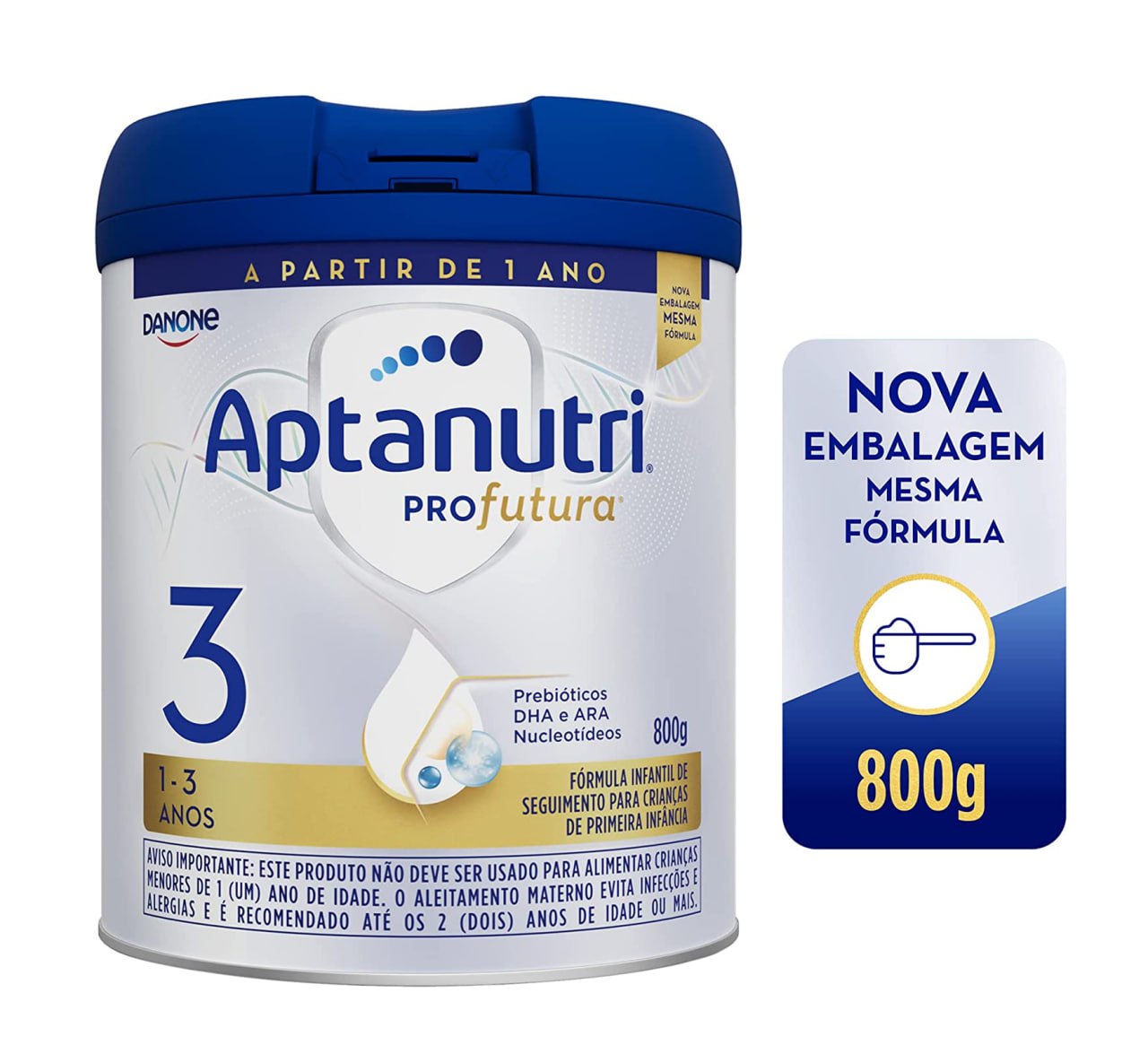 Fórmula Infantil Aptanutri Profutura 3 com 800g