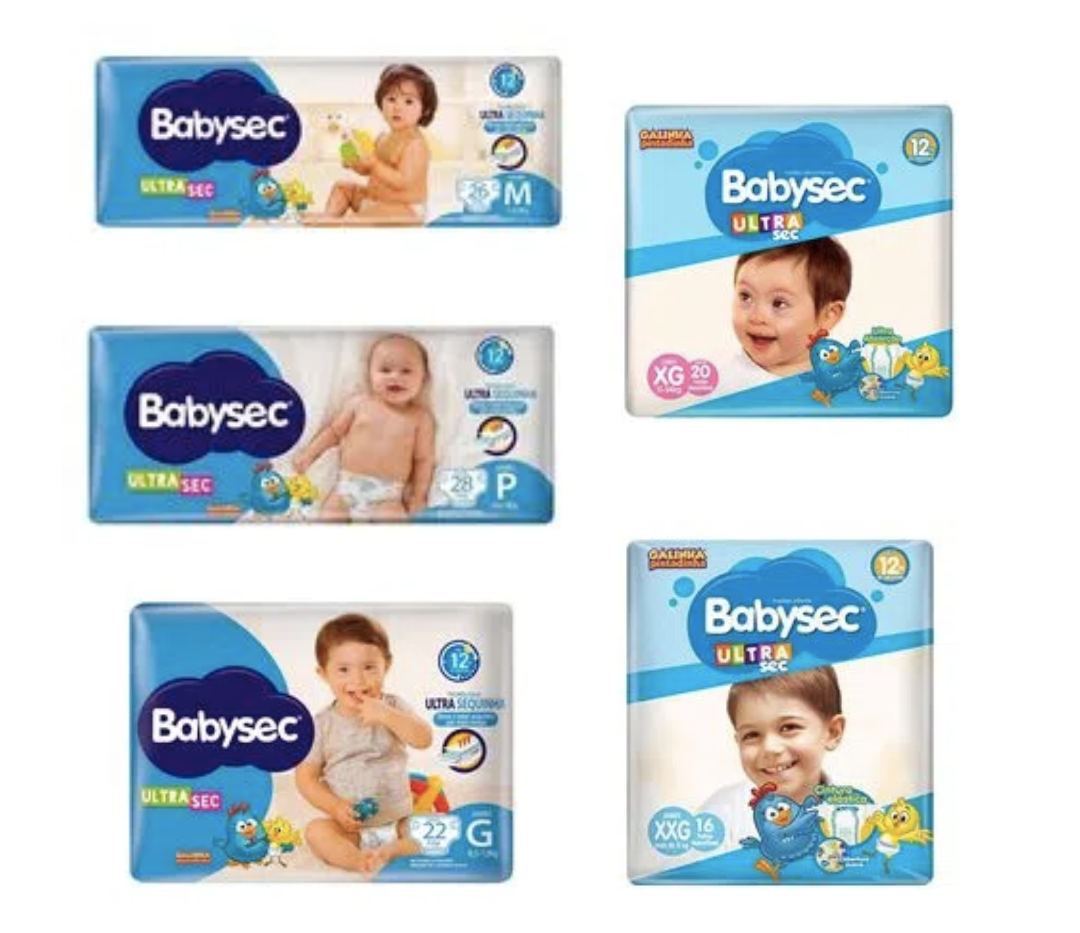 Fralda Babysec Ultrasec Galinha Pintadinha