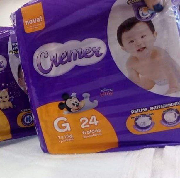 Fralda Cremer Jumbo G 24 Unidades
