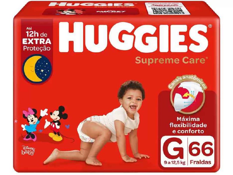 Fralda Huggies Supreme Care
