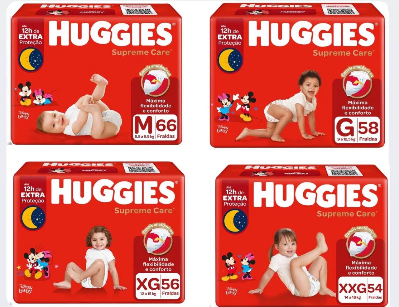 Fralda Huggies Supreme Care