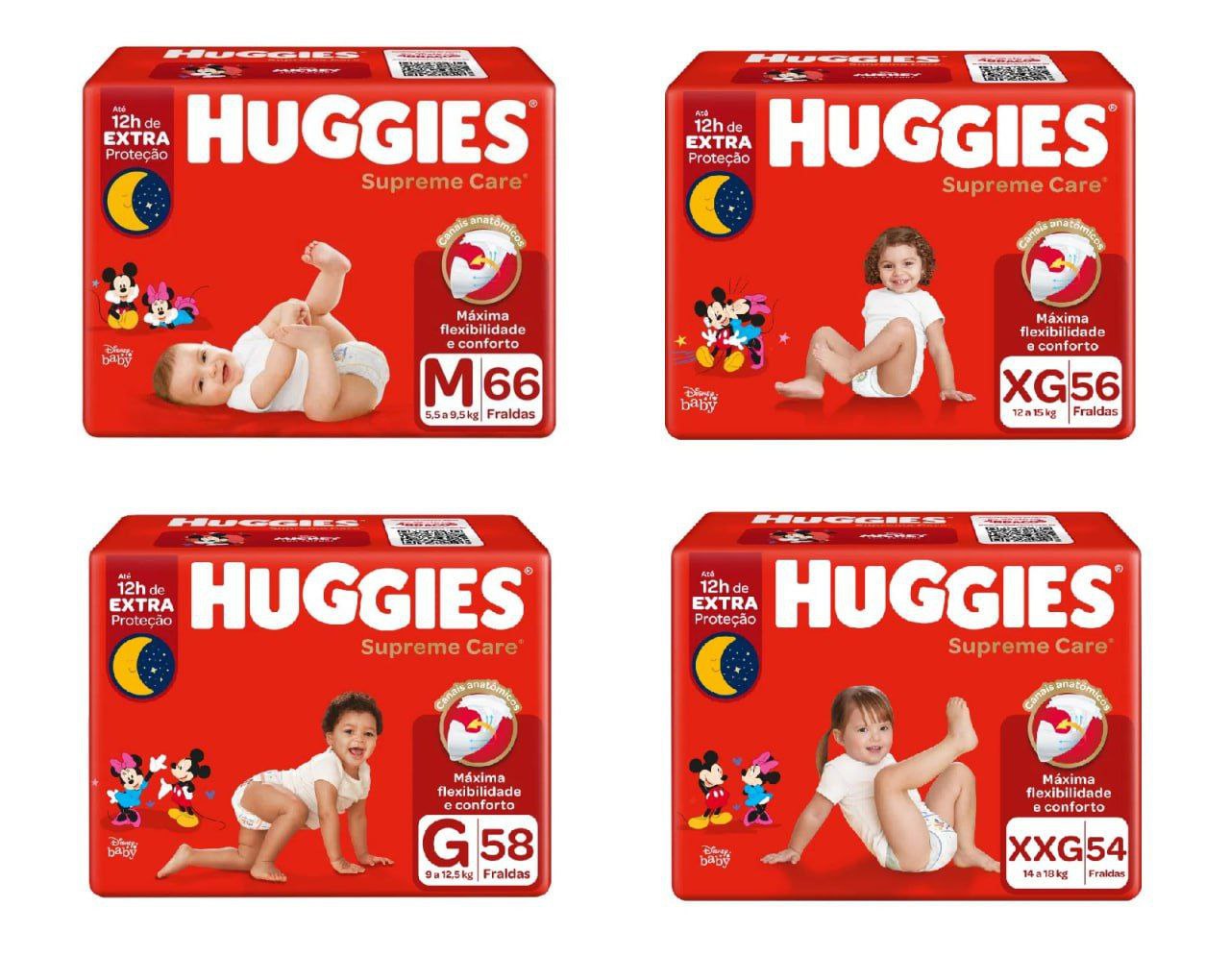 Fralda Huggies Supreme Care