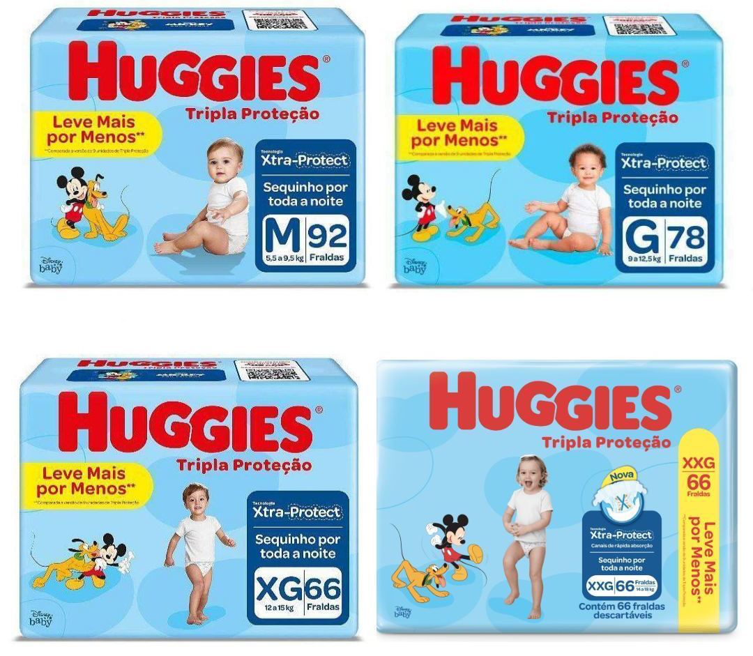 Fralda Huggies Tripla Proteção