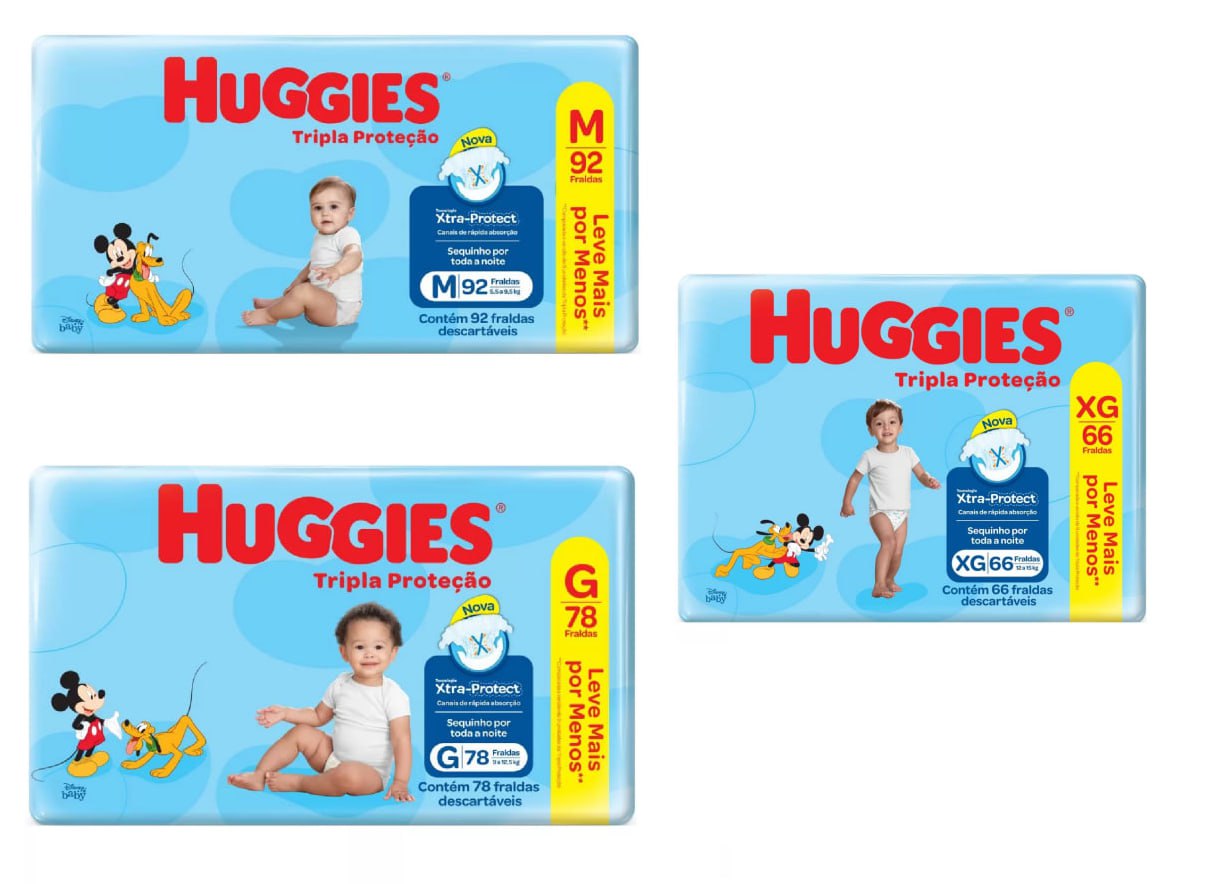 Fralda Huggies Tripla Proteção
