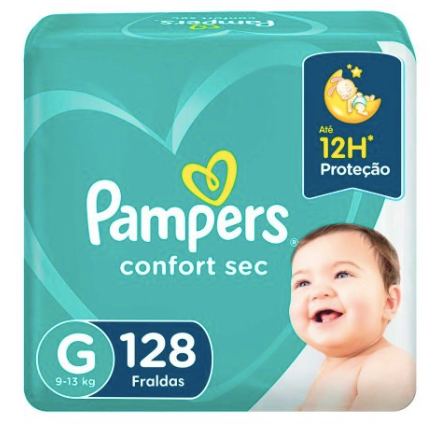 Fralda Pampers Confort Sec