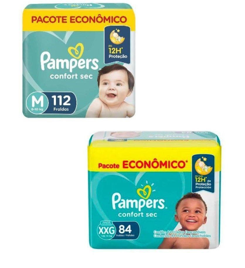 Fralda Pampers Confort Sec
