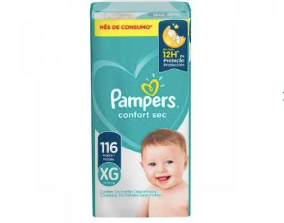 Fralda Pampers Confort Sec
