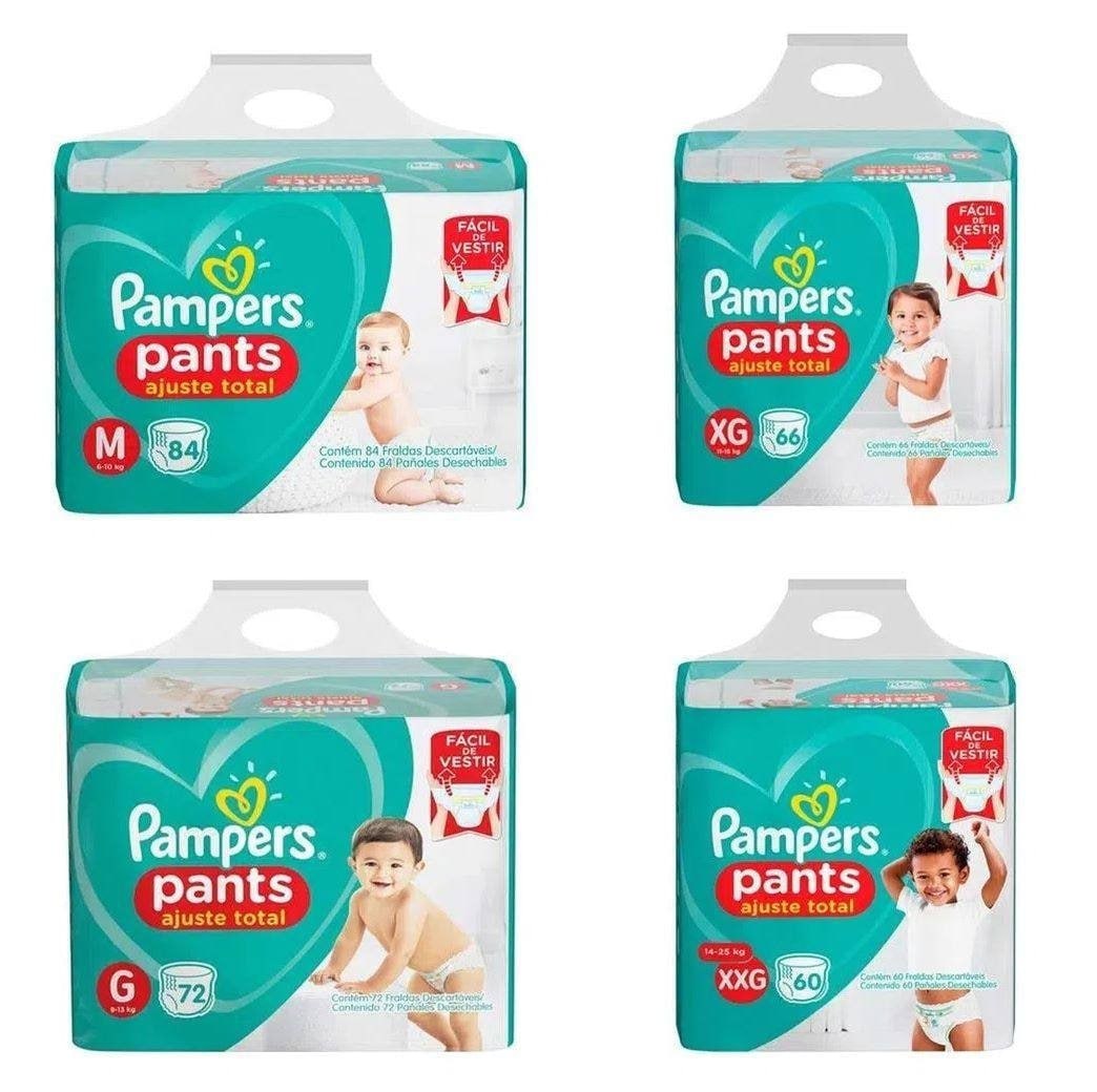 Fralda Pampers Pants Ajuste Total