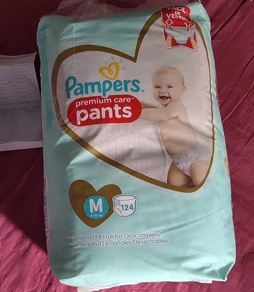 Fralda Pampers Pants Premium Care M 124 Unidades Em Promoção No Mamãe