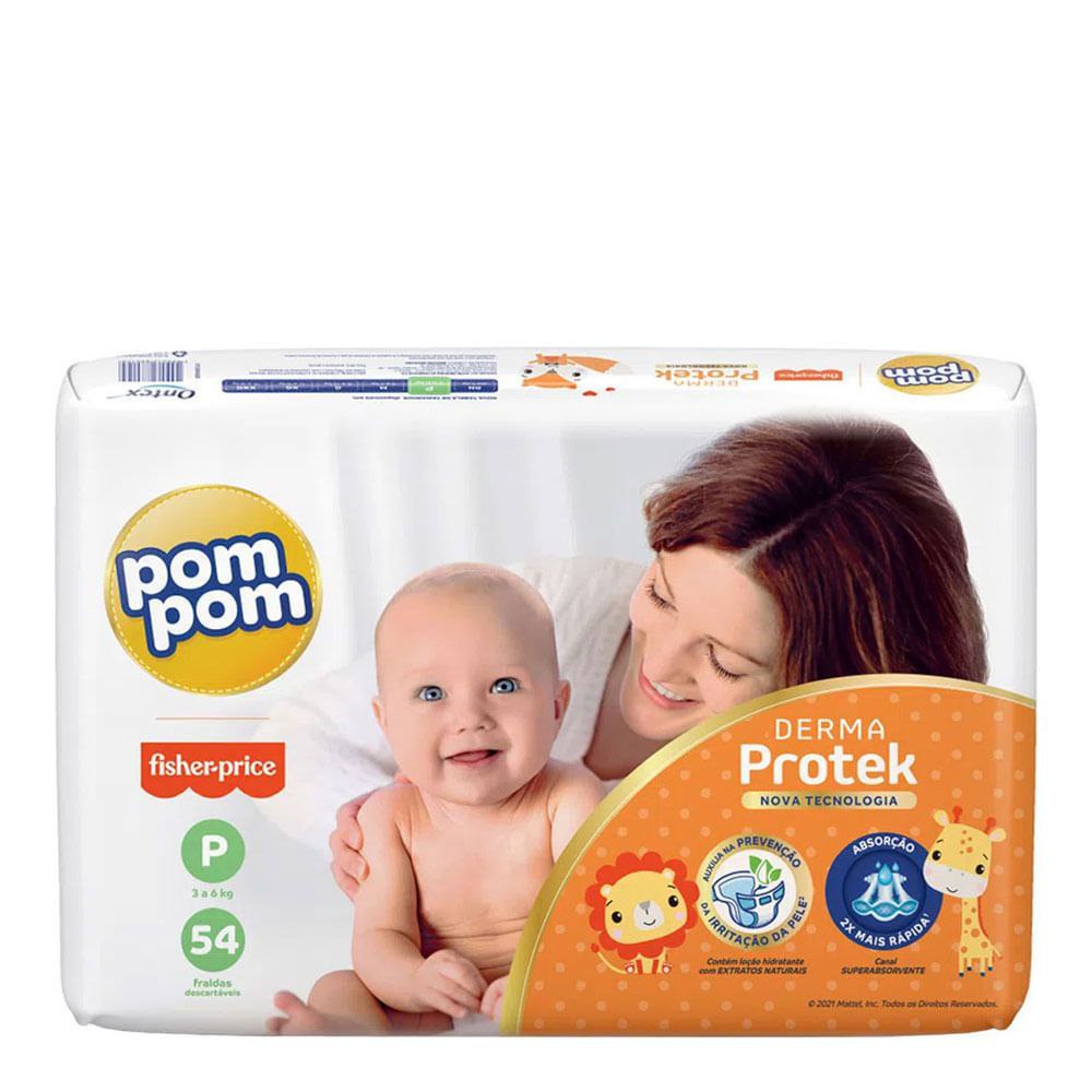 Fralda Pom Pom Derma Protek