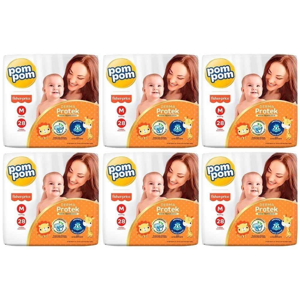 Fralda Pom Pom Protek Derma Jumbo