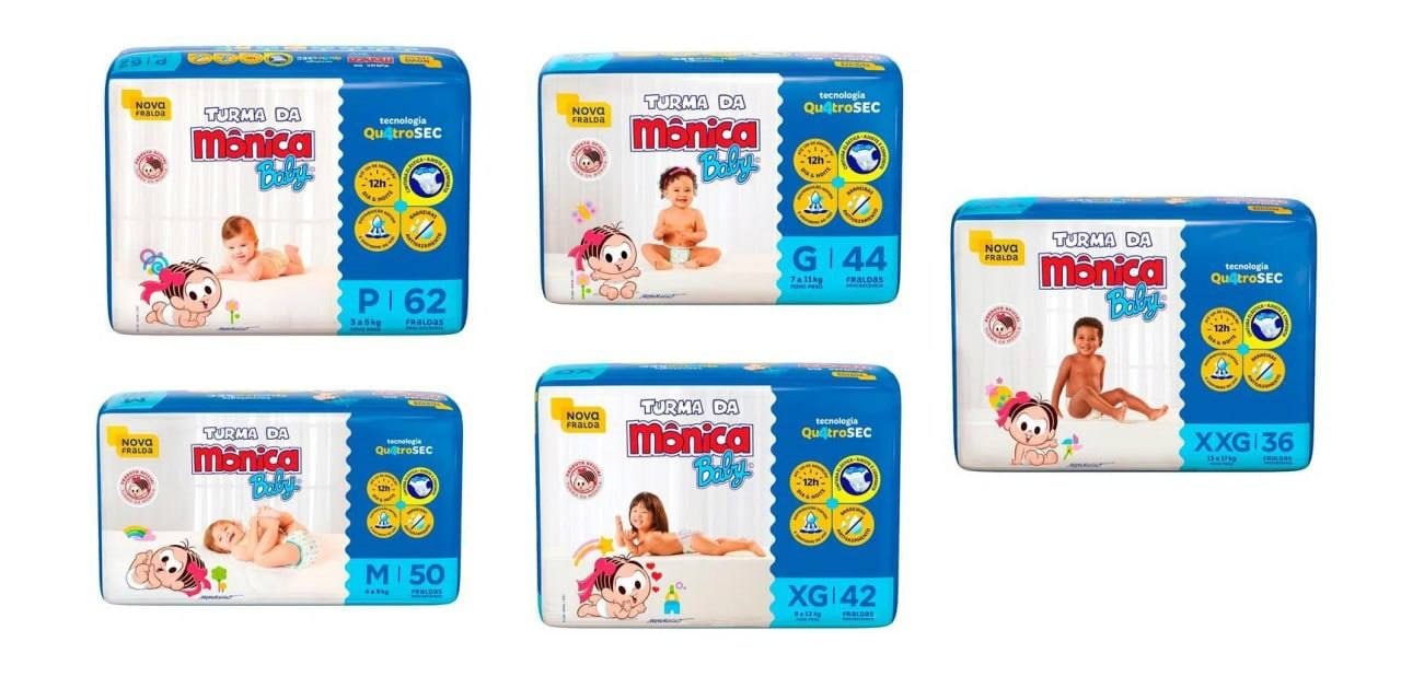 Fralda Turma da Mônica Baby