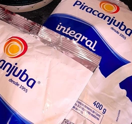 Leite em Pó Piracanjuba 400g, Integral e Instantâneo
