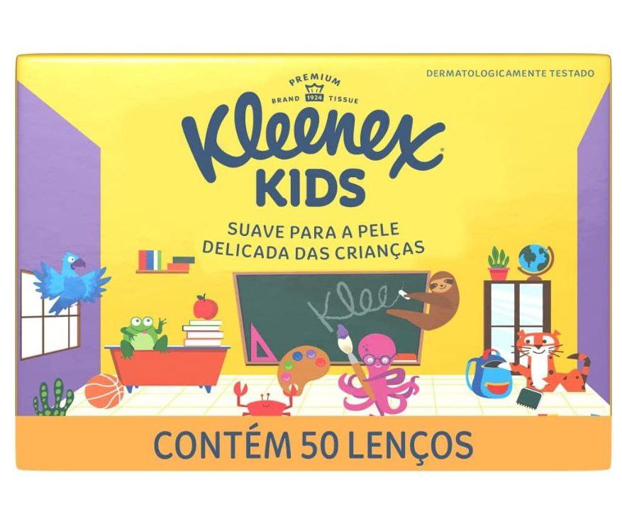 Lenço de Papel Box Kleenex - 50 lenços