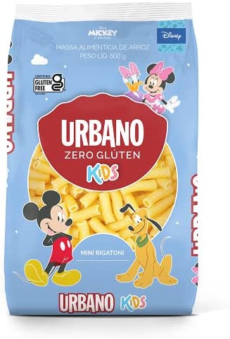 Macarrão de Arroz Urbano Kids Mini Rigatoni, 500 g