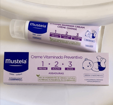 Creme Vitaminado Mustela Preventivo de Assaduras 110g