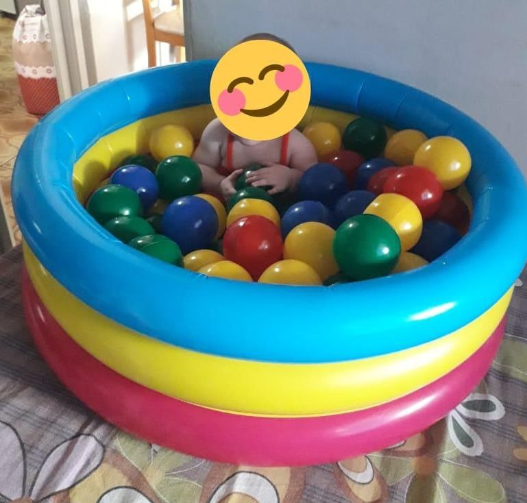 Piscina Inflável Atrio Infantil Circular (Não inclui as bolinhas)