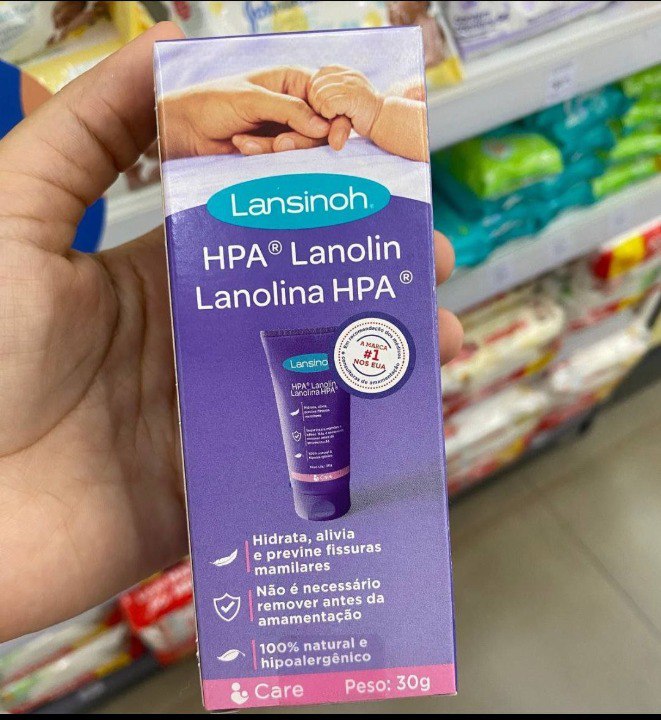 Pomada de Lanolina HPA Lansinoh 30g, Lansinoh, Roxo