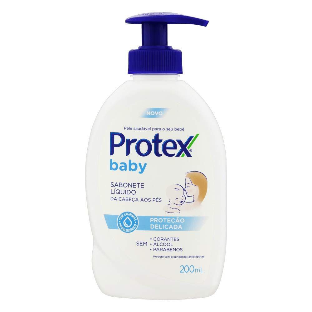 PROTEX BABY Sabonete Líquido Infantil para Bebês 200 ml