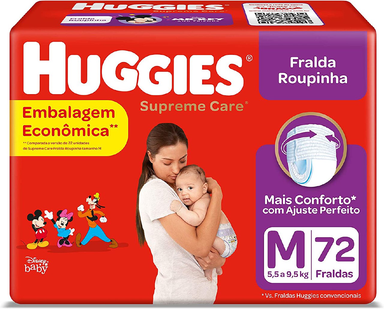 Roupinha - Huggies de vestir