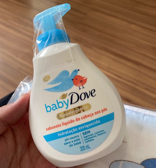 Sabonete Líquido Baby Dove Hidratação Enriquecida 200 ML, Baby Dove, 200 ml, 200ml
