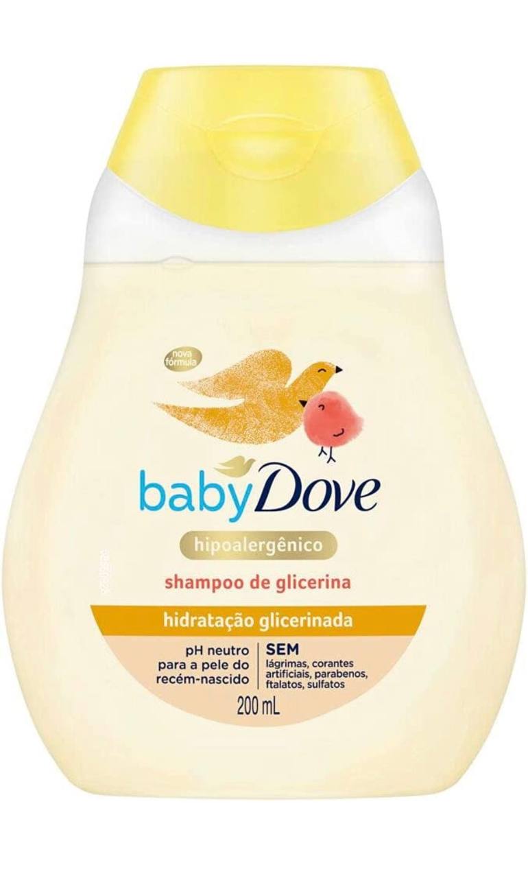 Shampoo Baby Dove Hidratação Glicerinada 200m