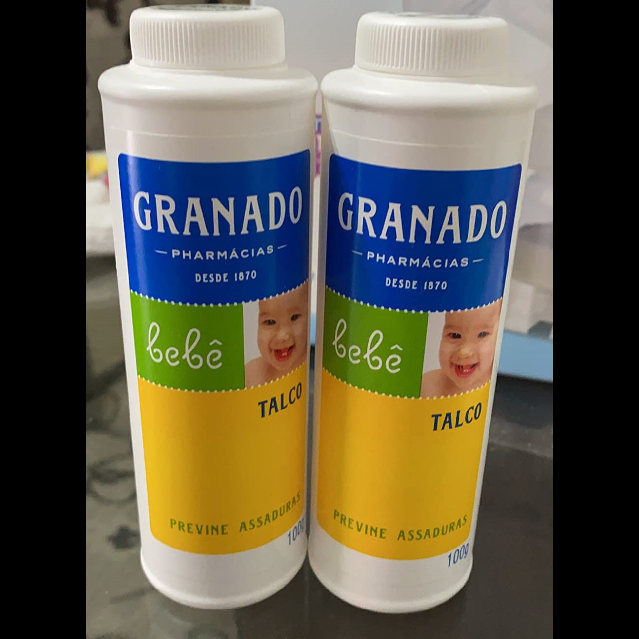 Talco Bebê, Granado, Branco, 100g